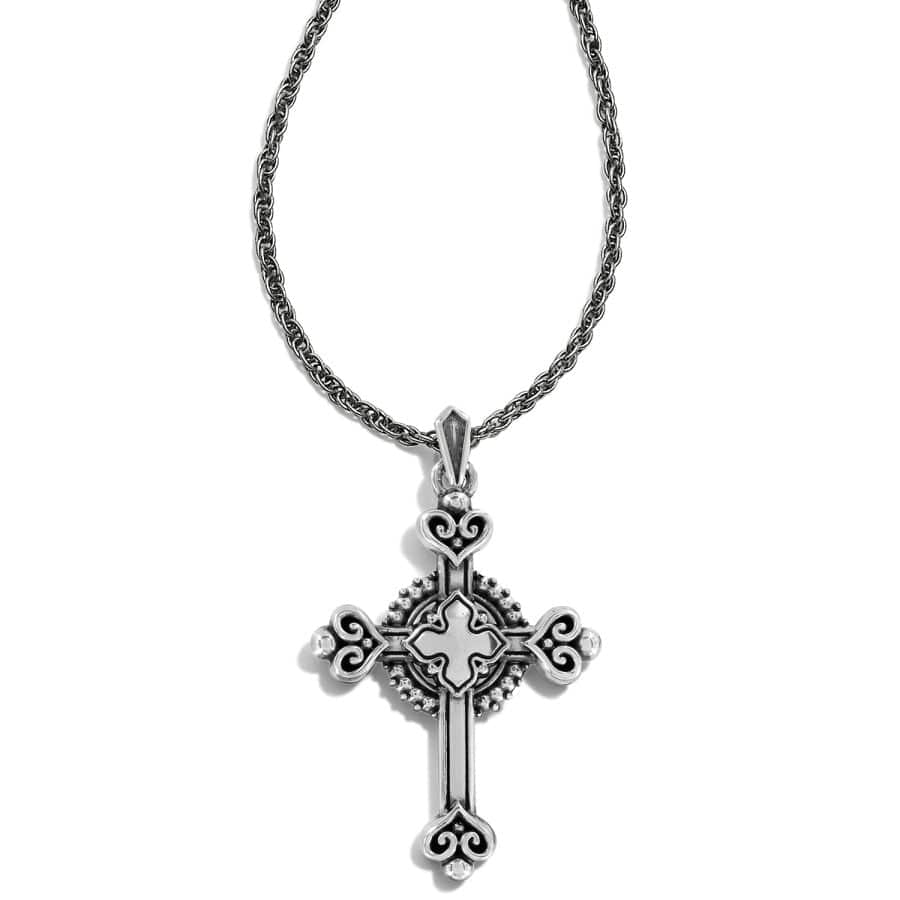 Alcazar Heart Small Cross Necklace - Image 2