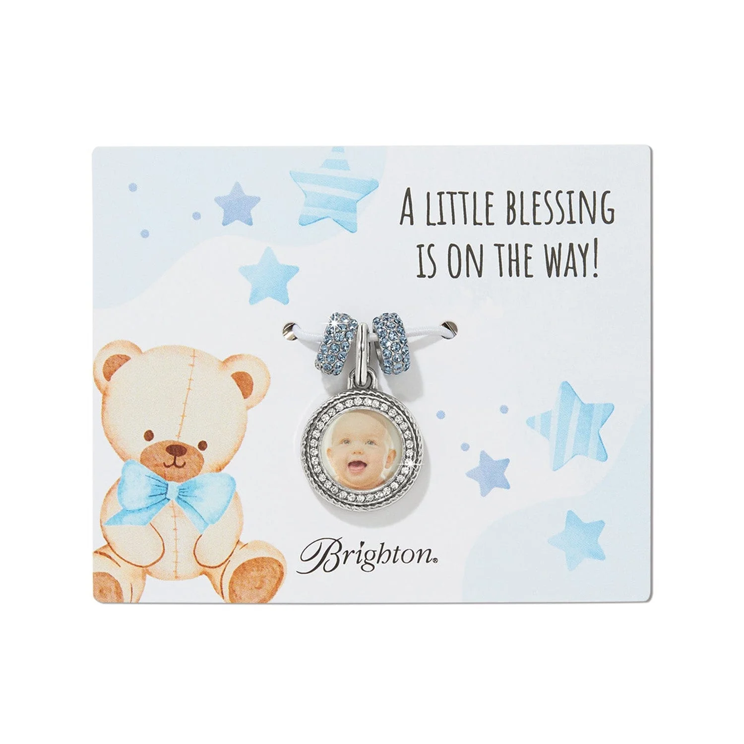 Baby Boy Memento Charm Card