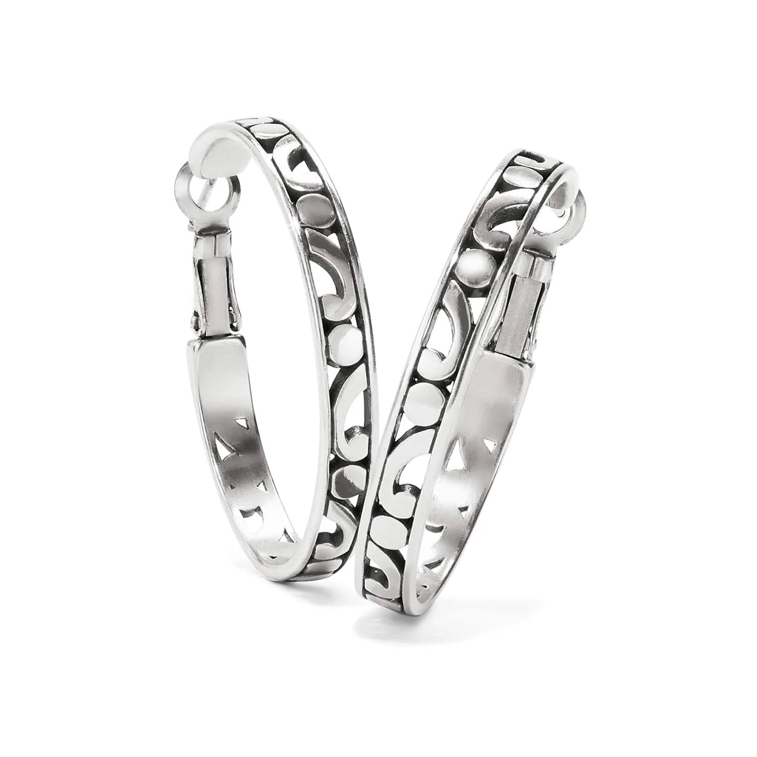 Contempo Medium Hoop Earrings - Image 7