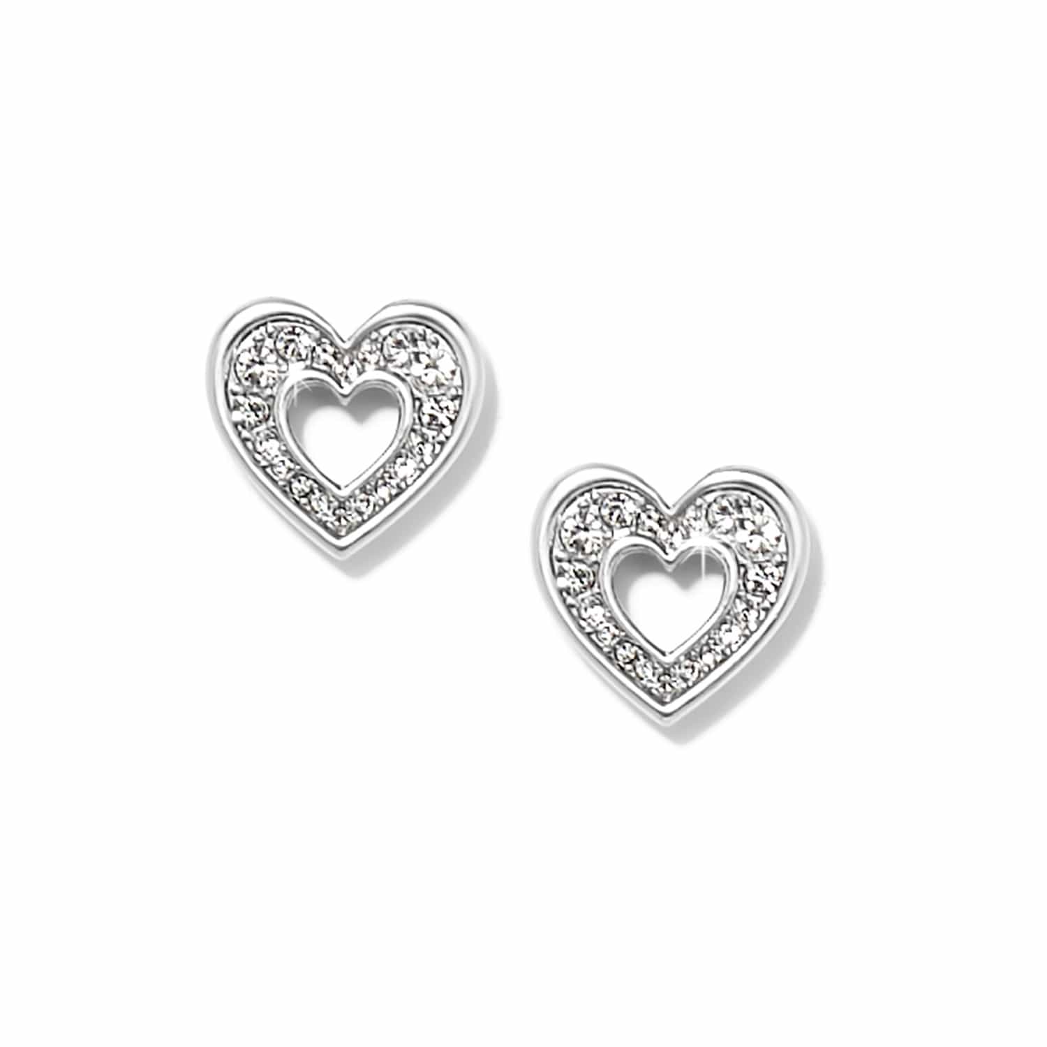 Enchanting Heart Post Earrings - Image 3