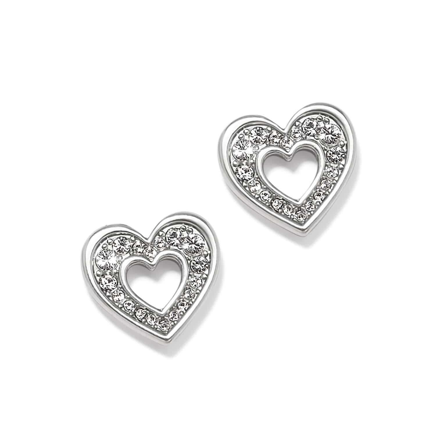 Enchanting Heart Post Earrings - Image 4