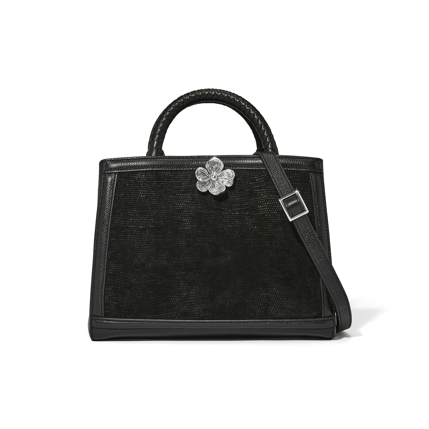 Everbloom Noir Grenson Medium Satchel