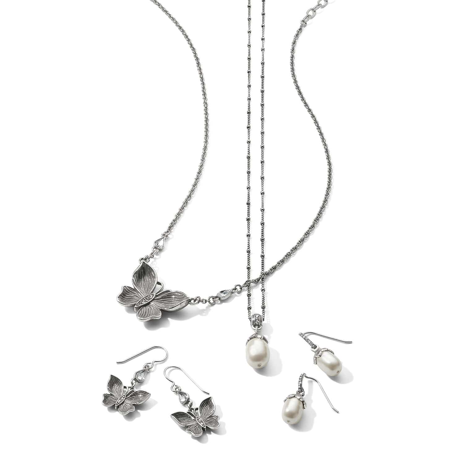 Everbloom Pearl Drop Necklace - Image 2