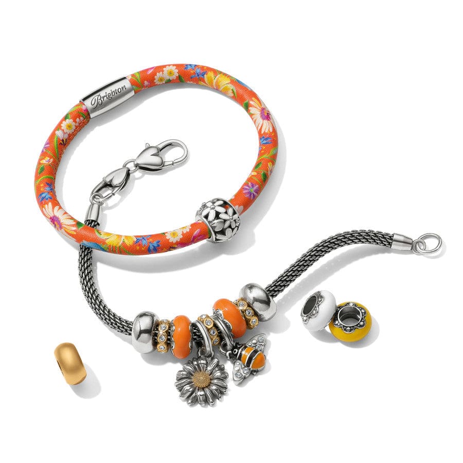 French Garden Flower Woodstock Bracelet - Image 3