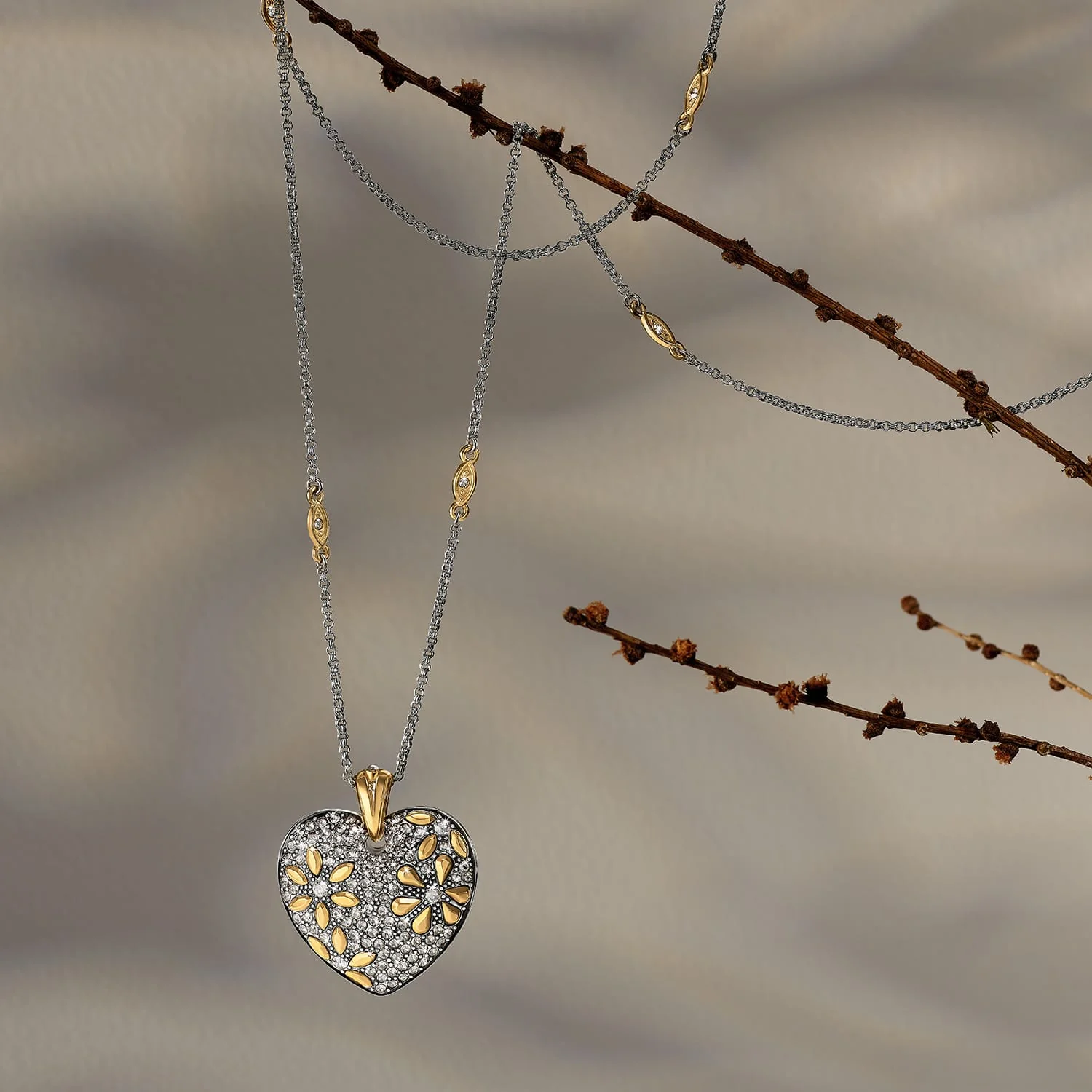 Garden Of Love Heart Convertible Necklace - Image 9