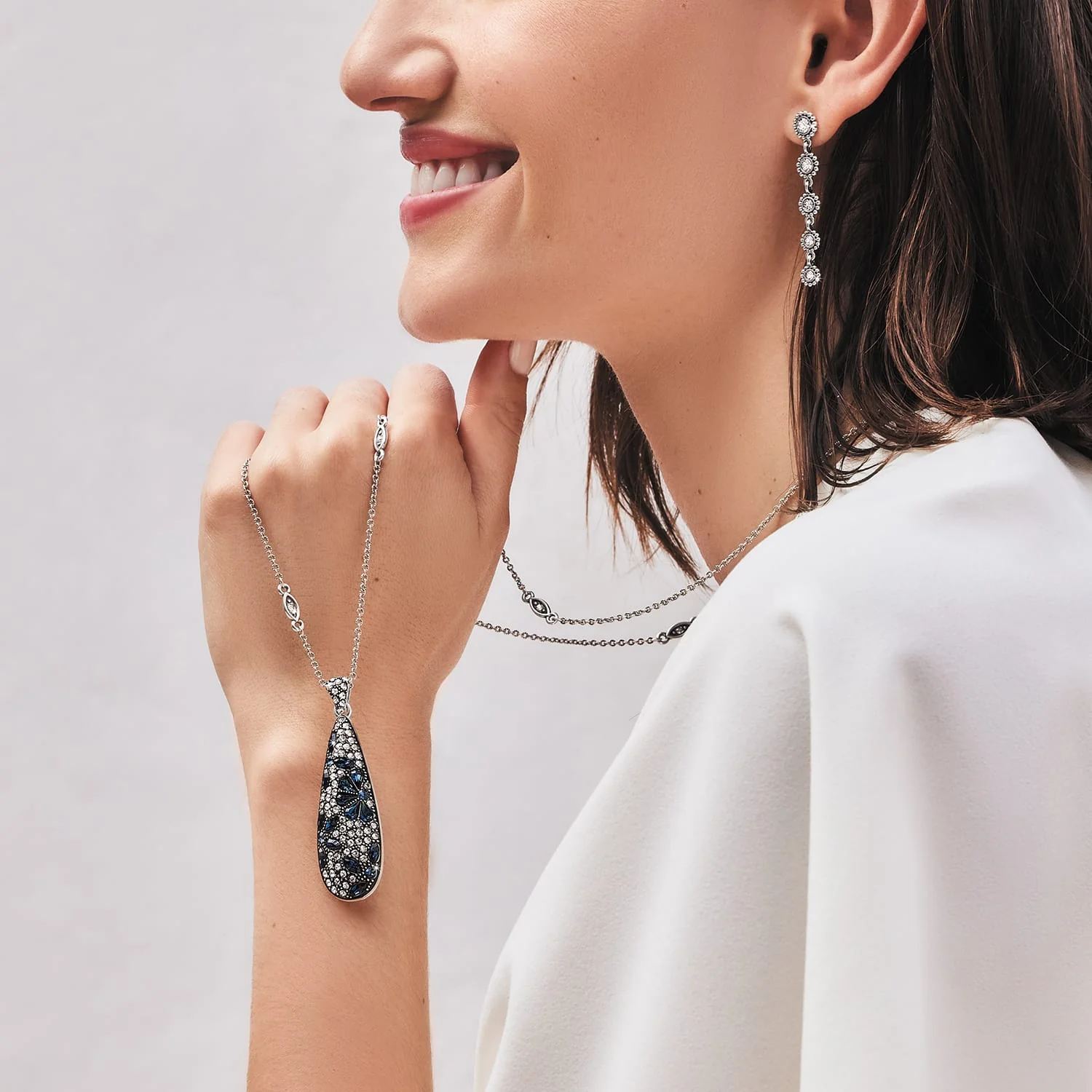 Garden Of Love Teardrop Necklace - Image 4