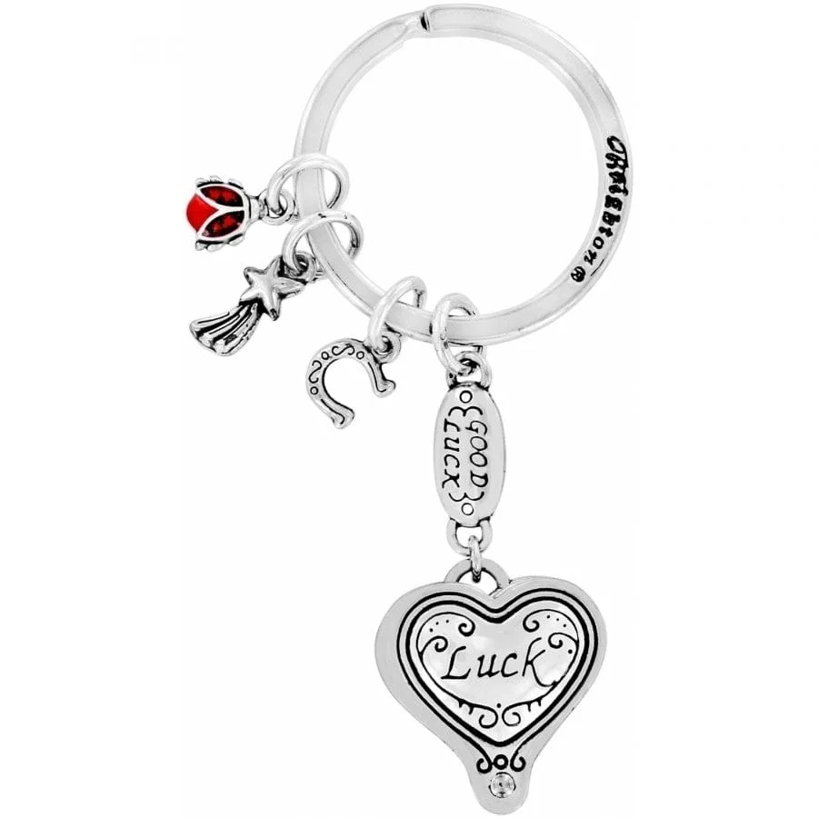 Lucky Clover Heart Key Fob - Image 2