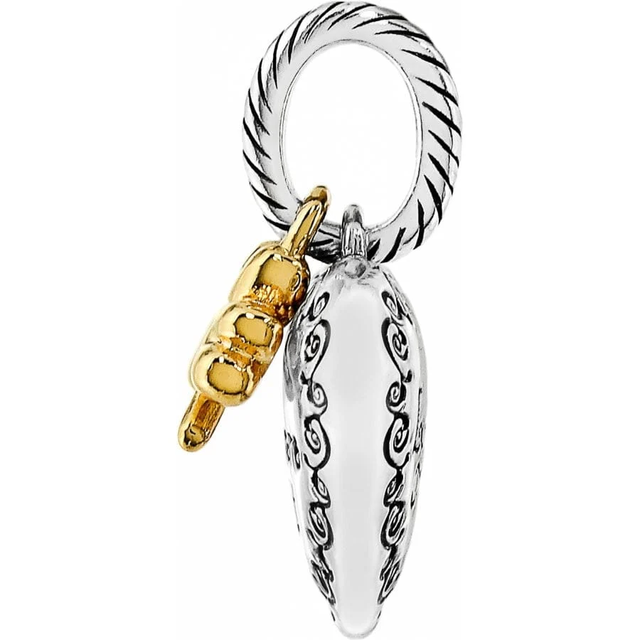 Lucky Twirl Heart Charm - Image 2