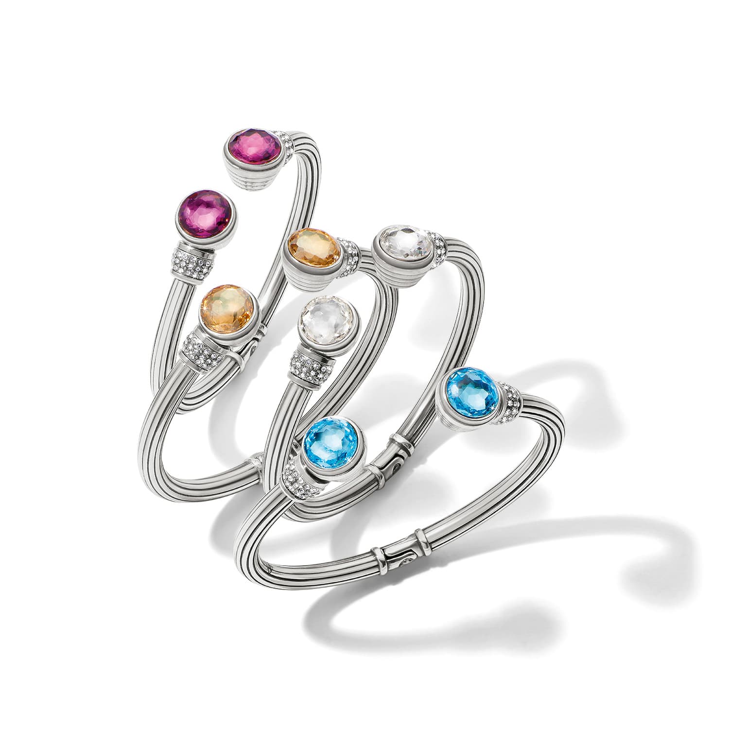 Meridian Aurora Petite Hinge Bangle - Image 2