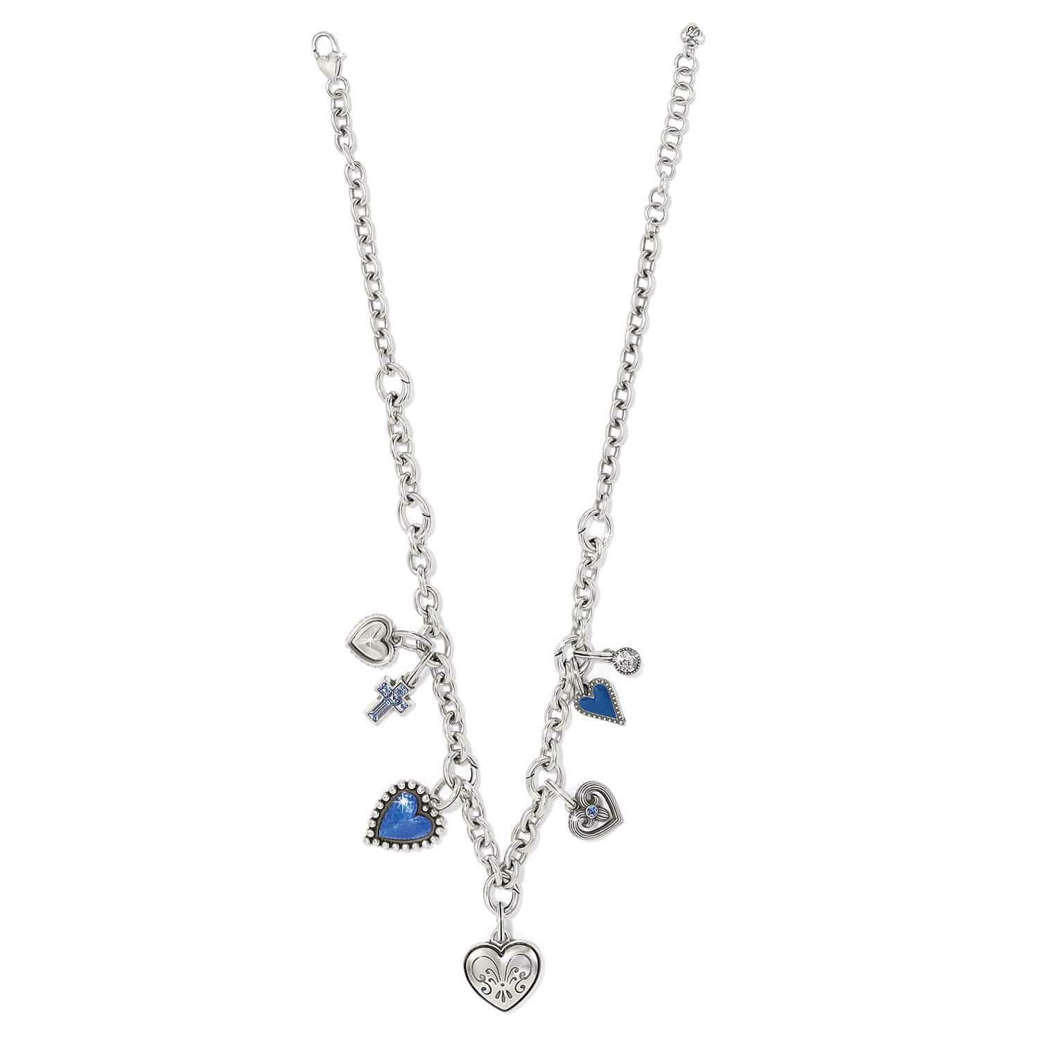 One Heart Azure Heart Charm - Image 3